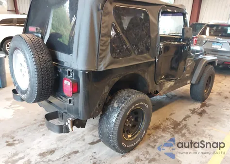 2000 Jeep Wrangler Sport z USA, uszkodzony, nr VIN 1J4FA49S3YP716715